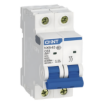 CHINT NXB632PC40 – Interruptor Termomagnético / 2 Polos / 40 A / 10 kA / Riel DIN / 110-415 Vca / -40 °C a 70 °C
