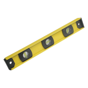 SURTEK SYS-122102 – Nivel de Aluminio / 14 Pulgadas / 3 Gotas 0° 45° 90° / Precisión 0.5 mm/pulg / Aluminio Inyectado
