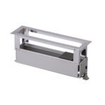 SIMON SM-CEP-4M – Caja de Escritorio para Módulos / Capacidad 4 Módulos K45 / Aluminio Anodizado / Salida Posterior de Cables / 54×225×54 mm
