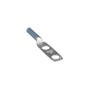 PANDUIT LCC6-38D-L – Zapata de Compresión / Calibre 6 AWG / Doble Barreno 3/8" (9.5 mm) / Espaciado 25.4 mm (1") / 35 kV / 90°C