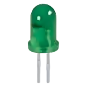 SYSCOM PARTS WP56BGD – LED Verde / 568 nm / T-1 3/4 (5 mm) / Difuso / 3.5V a 14V / -40°C a +70°C