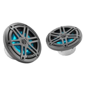JL AUDIO 10-03062-00 –  JL Audio M3 / Altavoz Marino Coaxial 6.5" / 60W RMS / 4Ω / Cono de Polipropileno con Mica / Tweeter de Cúpula de Seda 19 mm (0.75") / Iluminación RGB LED / Versiones Clásico y Deportivo