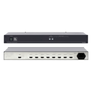 KRAMER VM-8H – Amplificador de Distribución HDMI / 1 Entrada a 8 Salidas / 6.75 Gbps / HDCP / Deep Color / 3D Pass-through / Rack 19