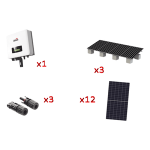 AFORE HNS7000TLKIT1 – Kit Solar Interconexión / 12 Módulos 645 W / Inversor 7 kW / 220 Vca / Eficiencia 98.4% / WiFi / Protección Tipo III