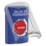 STI SS2422EX-ES – Botón de Salida de Emergencia / Tapa Protectora de Policarbonato / Restablecimiento con Llave / Sello Hermético 3R / Rango -40°C a 121°C