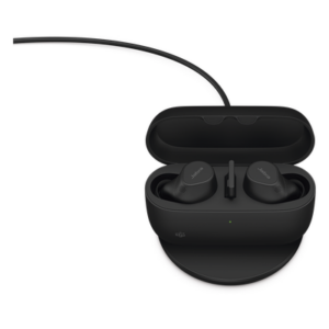 JABRA EVOLVE2BUDS-A-MS – Auriculares True Wireless / Cancelación Activa de Ruido / Bluetooth Multipunto 2 Dispositivos / 6 Micrófonos MEMS / 10 Horas Autonomía / Carga Rápida 5 min