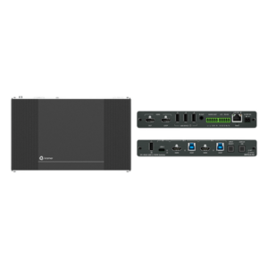 KRAMER SWT3-31-HU – Auto-Switcher | 1 USB-C + 2 HDMI/USB Inputs | HDMI Output | USB 3.2 Switching | 4K@60Hz | HDCP 2.3 | PoE | MegaTOOLS Enclosure