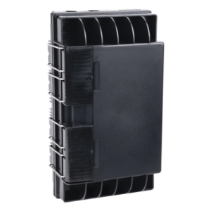 FIBERHOME GJS-2019 – Caja de Empalme de Fibra Óptica / IP65 / Aérea / 144 Empalmes / 6 Charolas / 4 Entradas 4-16 mm / -40°C a +65°C / 13.8x8.3x4.3 in