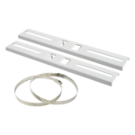 PRECISION PST-MOUNT-POLE-V2 – Montaje de Metal para Poste Universal / Ajuste 115-280 mm / Carga 30 kg / Ángulo 45° / Acero con Pintura Electroestática / 300x44 mm (0.98x0.14 ft)
