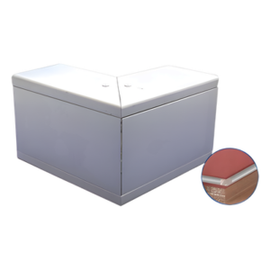 THORSMAN INKA-140-EE – Esquinero exterior de aluminio / Canaleta INKA140 / 0.572 kg / -20°C a 120°C / Anodizado