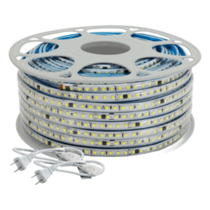 JWJ JUML-2835-07 – Manguera LED / 50 m (164 ft) / 127 V CA / 500 W / 6500 K Blanco / SMD / IP65
