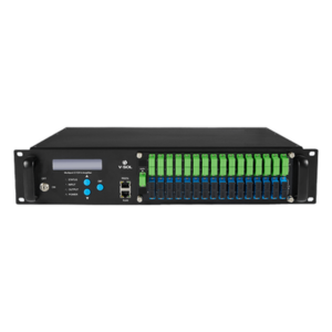 V-SOL V8816W-32P-22 – Amplificador Óptico EYDFA / 32 Puertos / 1550 nm / Salida 22 dBm / GPON EPON XGS-PON / Gestión SNMP y Web