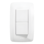 JWJ JTL-C7306 – Apagador Escalera Doble / 10 A / 127 V CA / 60 Hz / 1 1/2 Módulos