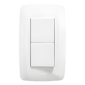 JWJ JTL-C7306 – Apagador Escalera Doble / 10 A / 127 V CA / 60 Hz / 1 1/2 Módulos