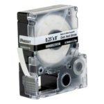 PANDUIT H000X025H1M – Casete de Etiquetas / Tubo Termocontráctil / 6.4 mm (0.25 in) Ancho / 2.4 m (7.87 ft) Largo / Calibre 22-18 AWG / Poliolefina Blanca