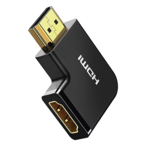 UGREEN 20112 – Adaptador HDMI Tipo L Macho a Hembra / Hacia Abajo / HDMI 2.0 4K@60Hz / Proporciona Flexibilidad Sin Doblar los Cables HDMI