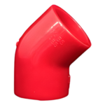 SAFE FIRE DETECTION INC. RP-5203 – Codo 45° para Tubería de Detección de Humo por Aspiración / CPVC Resistente al Fuego / 3/4 Pulgada / Certificación UL / NFPA 101