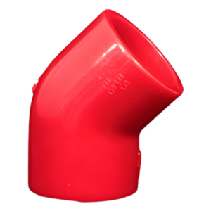 SAFE FIRE DETECTION INC. RP-5203 – Codo 45° para Tubería de Detección de Humo por Aspiración / CPVC Resistente al Fuego / 3/4 Pulgada / Certificación UL / NFPA 101