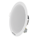 HIKVISION DS-QAE0206G1-V – Altavoz de Plafón / 6 Watts / Línea 100 V / Rejilla Metálica / 96 dB / Interior