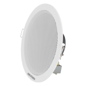 HIKVISION DS-QAE0206G1-V – Altavoz de Plafón / 6 Watts / Línea 100 V / Rejilla Metálica / 96 dB / Interior