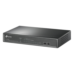 TP-LINK TLSF1008LP – Switch PoE No Administrable / 8 puertos 10/100 Mbps / 4 puertos PoE 802.3af / Presupuesto 41 W / Extensión PoE hasta 250 m / 0.56 x 0.32 x 0.09 pies