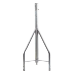 SYSCOM TOWERS SCZ-45 – Tramo de Remate / Tubo Industrial 1 1/4" Calibre 14 / Tubo Central 2 3/8" / Galvanizado Electrolítico / 7.3 kg / ISO 9001