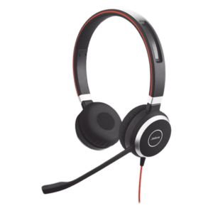 JABRA EVOLVE-40-DUO-MS – Diadema / Auricular Jabra Evolve 40 Duo / USB y 3.5mm / Cancelación de Ruido Pasiva / Indicador de Ocupado (6399-823-109)