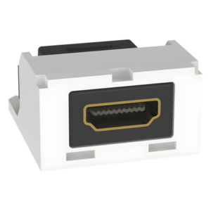 PANDUIT CMHDMIAW – Módulo Acoplador HDMI / HDMI 2.0 / Categoría 2 / Mini-Com / 1 Espacio / 0.72' Altura