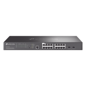 TP-LINK SG3218XPM2 – Switch L2+ PoE+ / 16 Puertos MultiGigabit 2.5G / 8 Puertos PoE+ 240W / 2 Puertos SFP+ 10G / 120 Gbps / Administración Centralizada