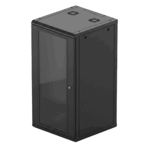 LINKEDPRO SR-19-24-GN3G – Gabinete de Pared / 24U / 635 mm Profundidad / 19 in / Acero Reforzado / 100 kg Carga / 2.09 ft x 3.85 ft x 2.09 ft