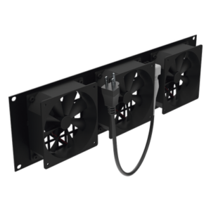LINKEDPRO BY EPCOM LP-VENT-03X3U – Kit de Ventilación para Rack / 3 Ventiladores 12 x 12 cm / 110 Vca / Clavija 5-15P / 1.8 m (5.9 ft) de Cable / 19" Ancho