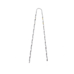 PLP GDE-1104 – Remate Preformado para Fibra Óptica / Acero Galvanizado / Mensajero 6.3 mm (1/4") / Tensión 4233 kg / Longitud 635 mm (25") / Pierna Dispareja