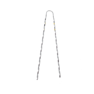 PLP GDE-1104 – Remate Preformado para Fibra Óptica / Acero Galvanizado / Mensajero 6.3 mm (1/4") / Tensión 4233 kg / Longitud 635 mm (25") / Pierna Dispareja