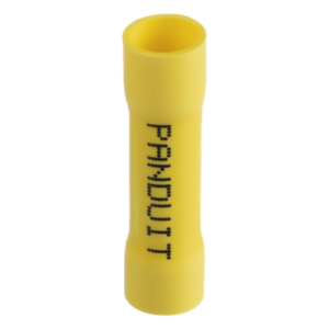 PANDUIT ESV10BX-Q – Conector de Empalme a Tope / 12-10 AWG / 300V / Vinilo Aislado / Amarillo / 25 Piezas