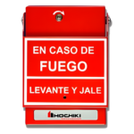 HOCHIKI HPS-DAH/S – Estación de Jalón Convencional / Doble Acción / Contactos N/O 10 A a 120 VCA / Carcasa Metálica de Fundición / Texto en Español / Rango de Temperatura -35 °C a 66 °C (-31 °F a 150.8 °F)