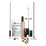 TOTAL GROUND KIT-MASTER-DIPOLOV2 – Kit de Pararrayo Dipolo Corona / Ángulo de Protección 72° / Mástil 1.2 m (3.9 ft) / Electrodo 45A / Mejorador de Suelo 11 kg / Base Plana Integrada