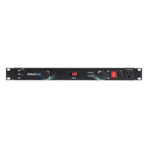LINKEDPRO BY EPCOM LP-PDU-11DP – PDU para Rack / 11 Salidas NEMA 5-15R / 120 Vca / 15 A / 1U / 19 in / Cable 1.80 m / Protección contra Sobretensiones