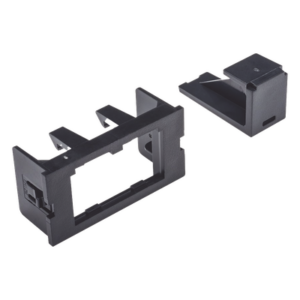 PANDUIT CHI2MBL-X – Adaptador de Módulos / 2 Puertos Mini-Com / Salida Plana / PVC / 47.75x18.28x23.87 mm / 1.88x0.72x0.94 pulg