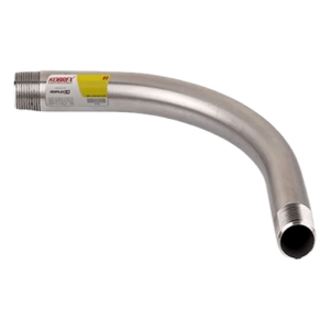 KOBREX KCODI-100 – Codo para Conduit / Pared Gruesa 1" / Galvanizado en Zinc / Rosca Cónica / Etiqueta Amarilla