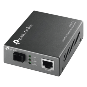 TP-LINK MC111CS – Convertidor de Medios WDM / Fibra Monomodo SC / 1 Puerto RJ45 10/100 Mbps / Alcance 20 km (12.4 mi) / Longitud de Onda 1550/1310 nm
