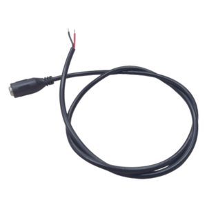 EPCOM POWERLINE DC-CORD-FF – Cable de Alimentación DC / Conector Hembra 5.5 mm x 2.1 mm / Puntas Libres / 60 cm (23.6 Pulgadas) / 22 AWG / 12 VCC