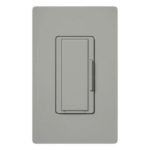 LUTRON ELECTRONICS RDRDGR – Atenuador Remoto Auxiliar / Control Multiubicación / Hasta 9 Unidades por Principal / Memoria ante Fallas / Color Gris