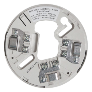 HOCHIKI YBN-NSA-47 – Base para Sensor Analógico Direccional / 4 Pulgadas / UL 7ª Edición / Aprobado FM / Perfil Bajo