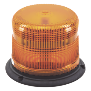 ECCO X7945-A – Burbuja LED Clase II / 3 LEDs de 5 W / 11 Patrones de Destello / Policarbonato Ámbar / Montaje Permanente / 12-48 VCC / -30 a 50 °C