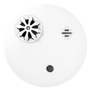 HIKVISION DS-PDHT-E-WB – Detector de Temperatura Inalámbrico / Alerta a 57°C / Buzzer 85 dB / Cifrado AES-128 / Autónomo / Interior