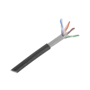 LINKEDPRO BY EPCOM PRO-CAT-5E-GELX – Bobina de Cable Cat5E / 305 m (1000 pies) / Gel para Intemperie / Doble Forro / Bajo Tierra / UL / Negro