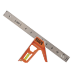 KLEIN TOOLS 935CSEL – Escuadra Especial / 12 Pulgadas / Bordes 45° y 90° / Regla Magnética / Ranura en V para Tubo Conduit / Plantilla 3 Pasos