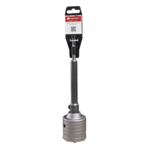 PRECISION PST-C02-005 – Broca Pasamuros SDS / 50 mm de Diámetro / Extensión 220 mm / Triple Filo / Carburo de Cobalto / Acero Aleado
