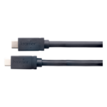KRAMER CA-U32/FF-15 – Cable USB-C Activo / USB 3.2 Gen-2 10 Gbps / 100W PD / Video 4K@60 / Ethernet 1 Gbps / K-Lock / 4.60 m (15.1 ft)
