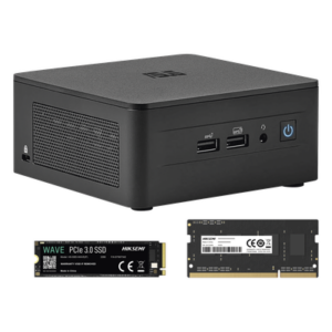 ASUS NUCASI713I8G256G – Mini PC Kit / Intel Core i7-1360P / 8 GB RAM / 256 GB SSD / HDMI Múltiples Pantallas / Formato Compacto